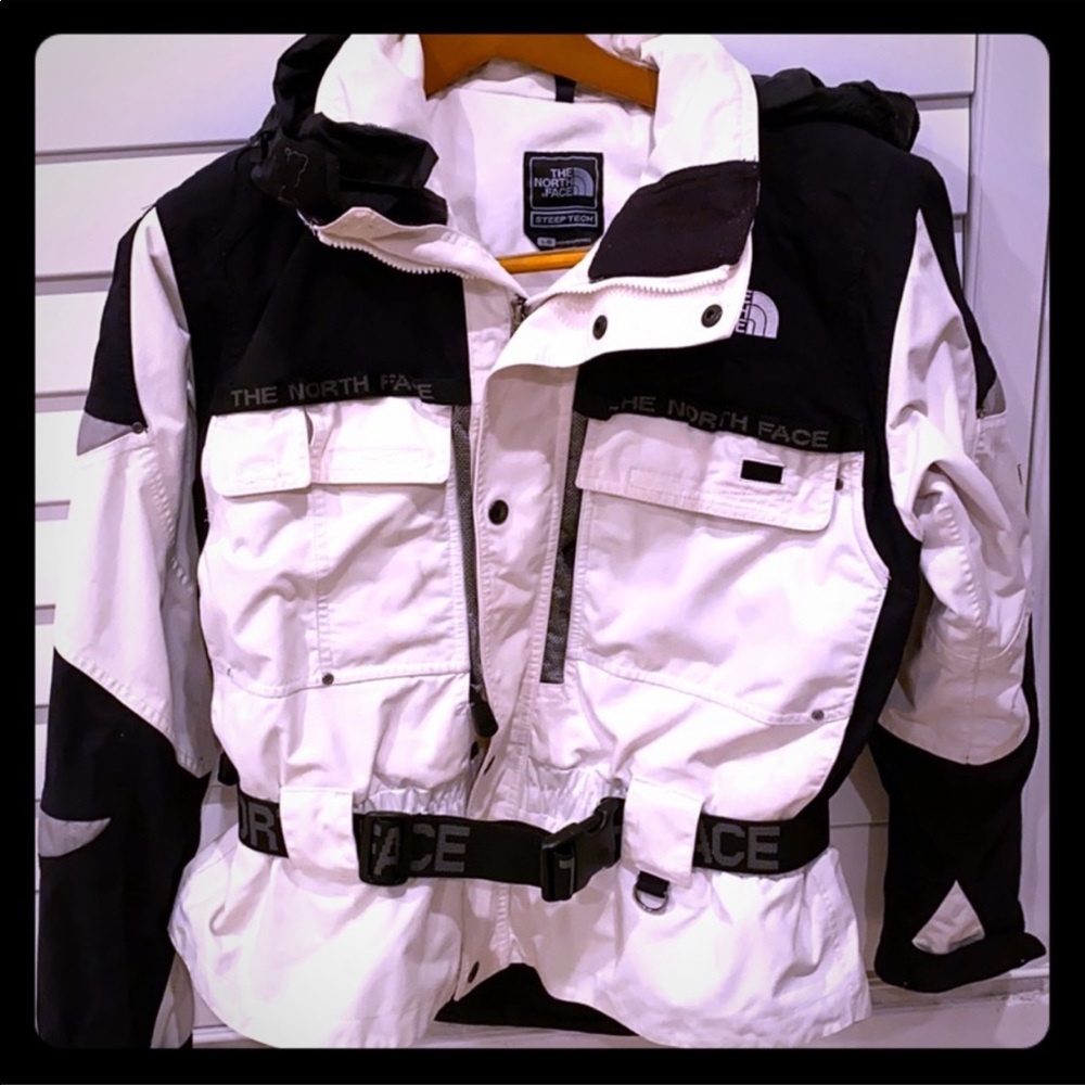 The North Face Steep Tech White Jacket Large